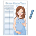 Stars Guess Mums Tum Party Game,[product type] - Baby Showers and More