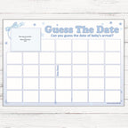 Stars Guess The Date Sweepstake Game,[product type] - Baby Showers and More