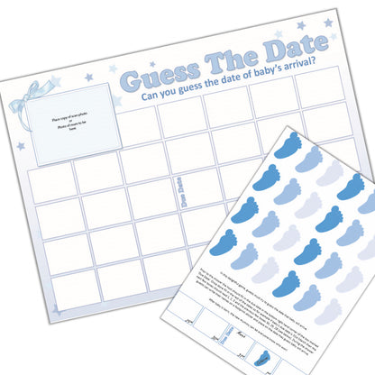 Stars Guess The Date Sweepstake Game,[product type] - Baby Showers and More