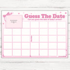 Stars Guess The Date Sweepstake Game,[product type] - Baby Showers and More
