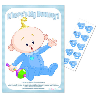 Pin the Dummy Game,[product type] - Baby Showers and More