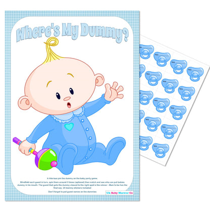 Pin the Dummy Game,[product type] - Baby Showers and More