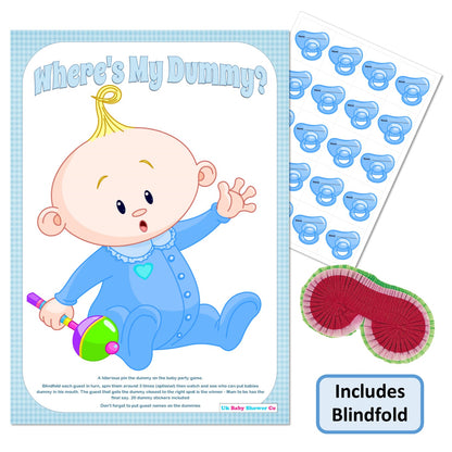 Pin the Dummy Game,[product type] - Baby Showers and More