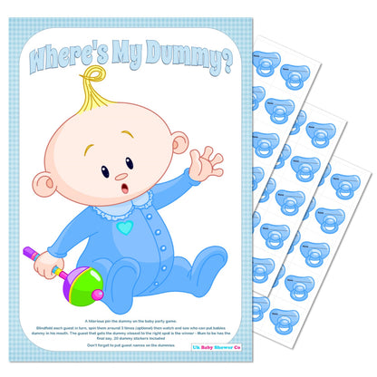 Pin the Dummy Game,[product type] - Baby Showers and More