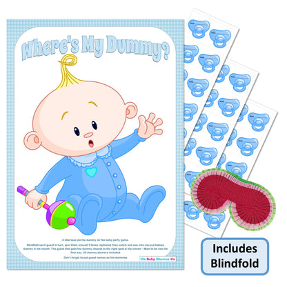 Pin the Dummy Game,[product type] - Baby Showers and More