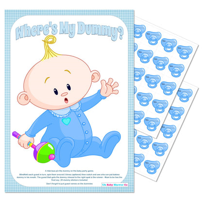 Pin the Dummy Game,[product type] - Baby Showers and More