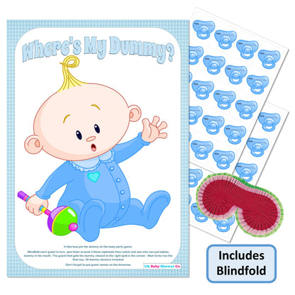 Pin the Dummy Game,[product type] - Baby Showers and More