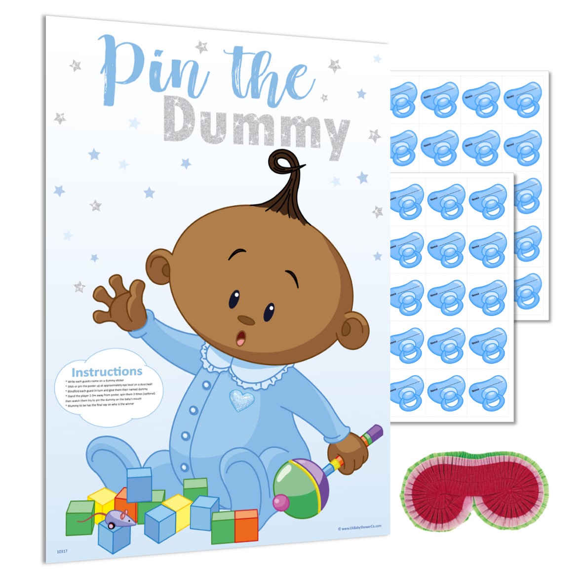 Ethnic Pin the Dummy Game NEW - Uk Baby Shower Co ltd