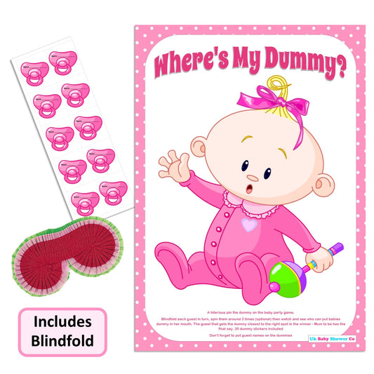 Pin the Dummy Game,[product type] - Baby Showers and More