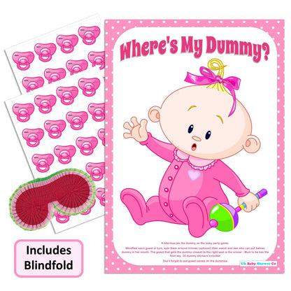 Pin the Dummy Game,[product type] - Baby Showers and More