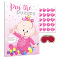 Pink Stars Pin the Dummy Game