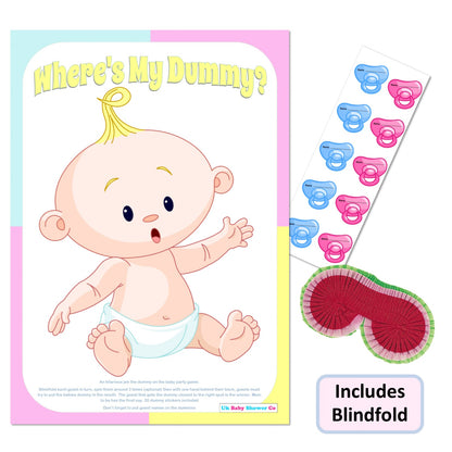 Pin the Dummy Game,[product type] - Baby Showers and More