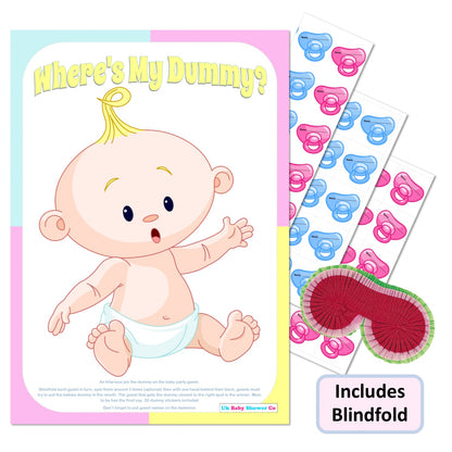 Pin the Dummy Game,[product type] - Baby Showers and More