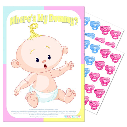 Pin the Dummy Game,[product type] - Baby Showers and More