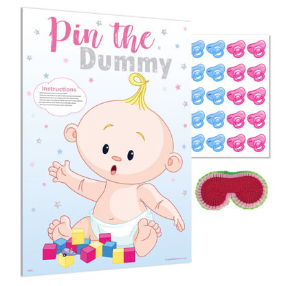 Pin the Dummy Game NEW - Uk Baby Shower Co ltd