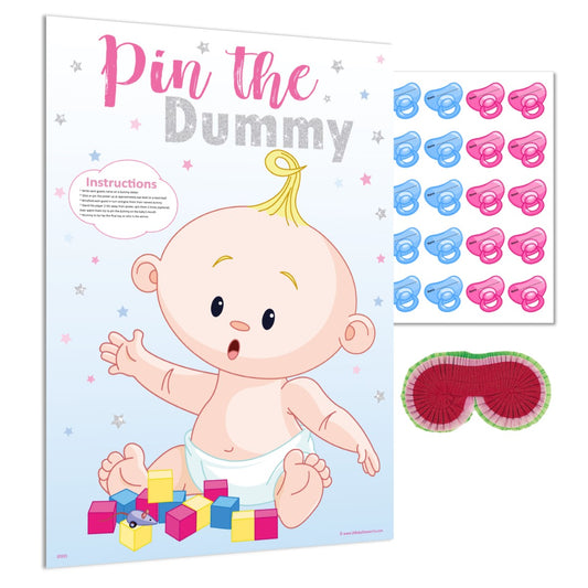 Pin the Dummy Game NEW - Uk Baby Shower Co ltd