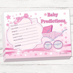Prediction Cards Keepsake Game Stars Theme,[product type] - Baby Showers and More