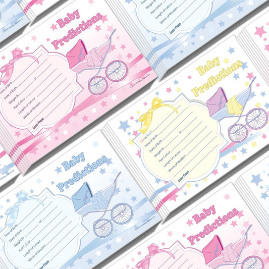 Prediction Cards Keepsake Game Stars Theme,[product type] - Baby Showers and More