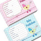 Polka Prediction Cards Keepsake Game,[product type] - Baby Showers and More