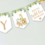 Safari Themed BABY Flag Banner