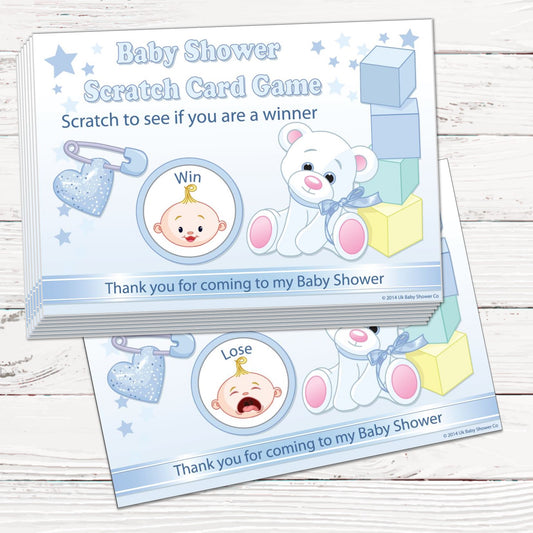 Stars Scratch Cards Game Stars Theme,[product type] - Baby Showers and More