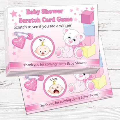 Stars Scratch Cards Game Stars Theme,[product type] - Baby Showers and More