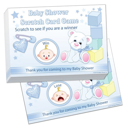 Stars Scratch Cards Game Stars Theme,[product type] - Baby Showers and More