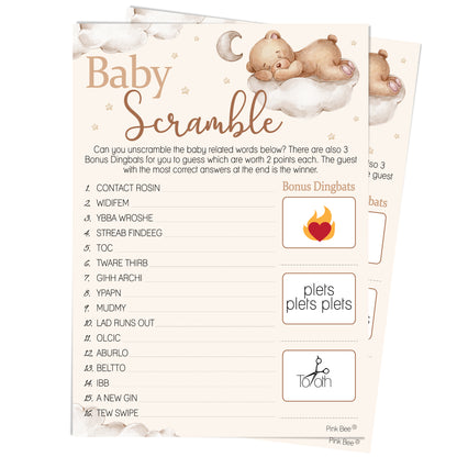 Teddy Scramble Game