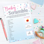 Unisex Moon and Stars Baby Scramble Game