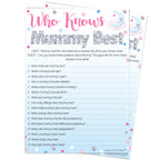 Unisex Moon and Stars Who Knows Mummy Best Game
