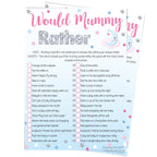 Unisex Moon and Stars Would Mummy Rather Game