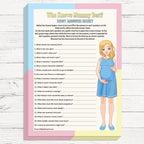 Who Knows Mummy Best Party Game Pastel Theme,[product type] - Baby Showers and More
